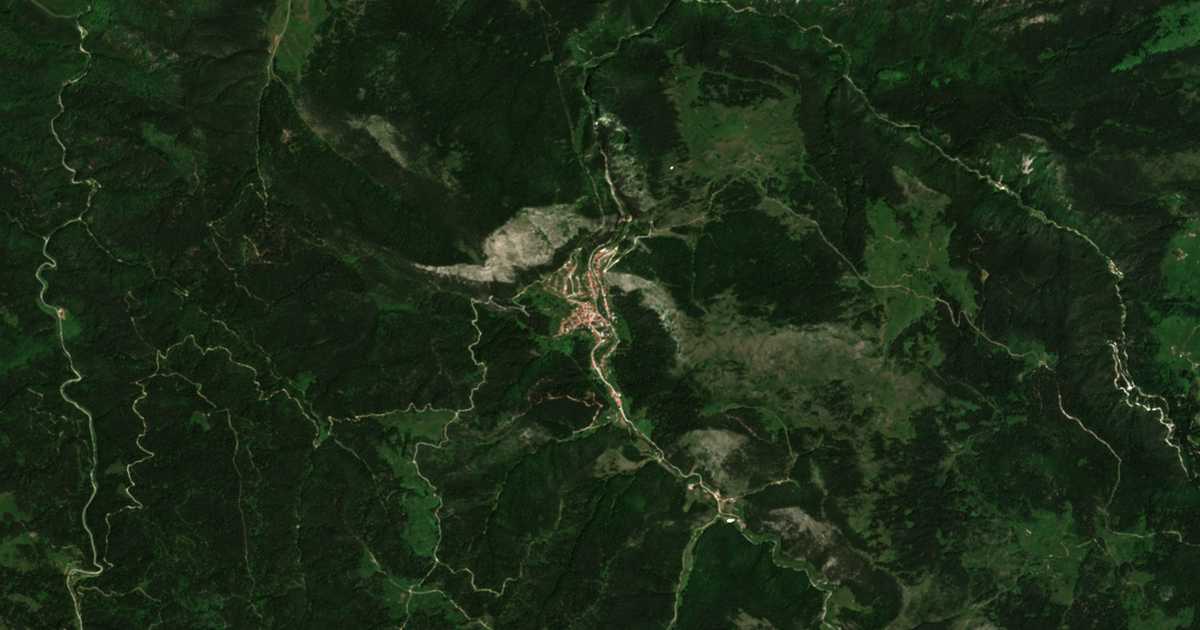 Satellitenkarte von Trigrad