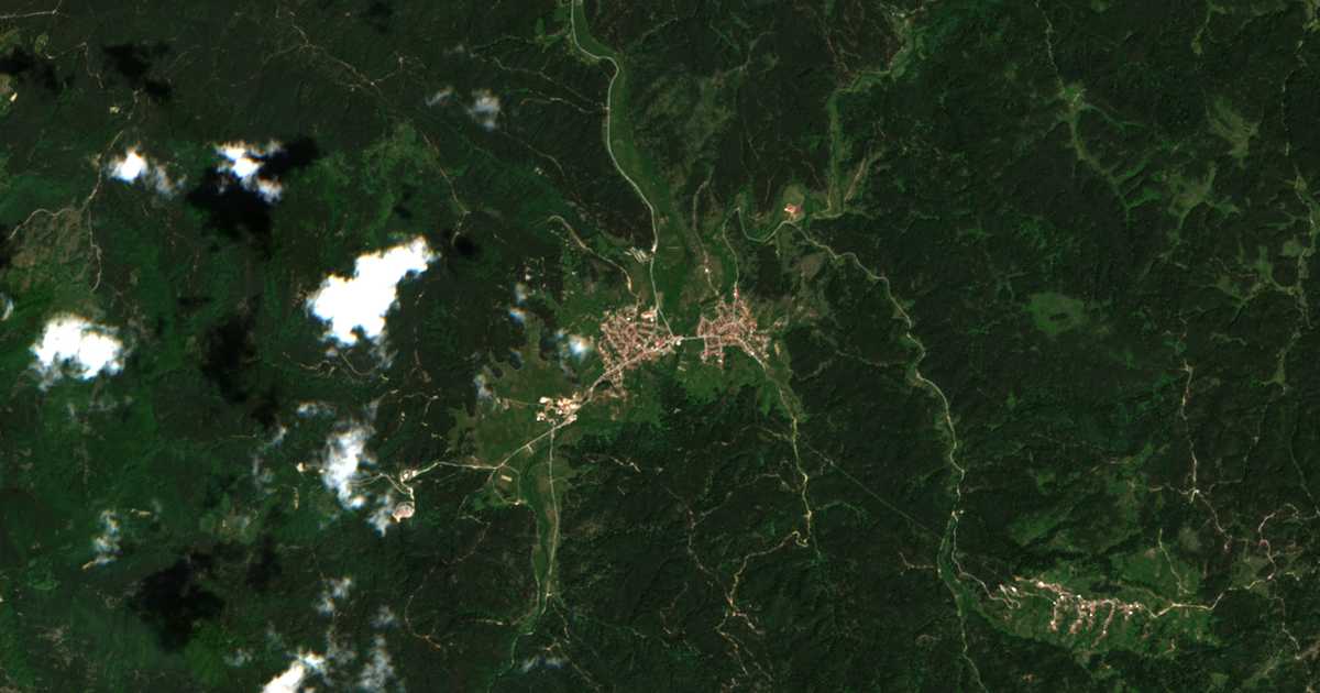 Satellitenkarte von Barutin