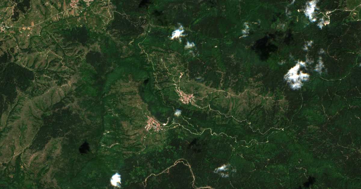Satellitenkarte von Crǎnča