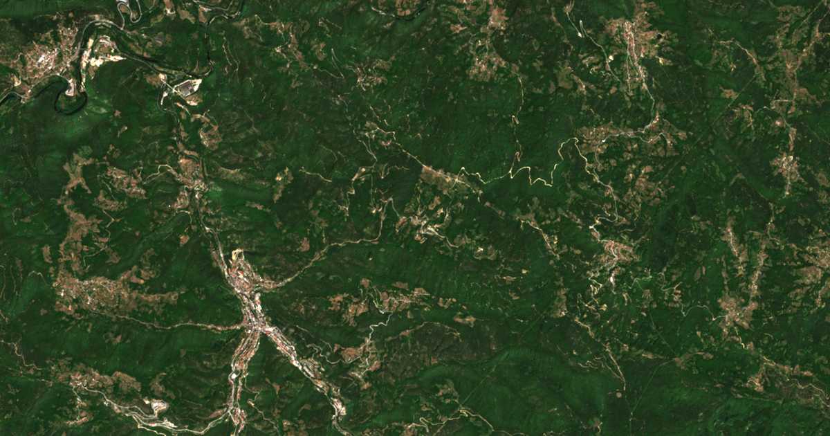 Satellitenkarte von Mitovska