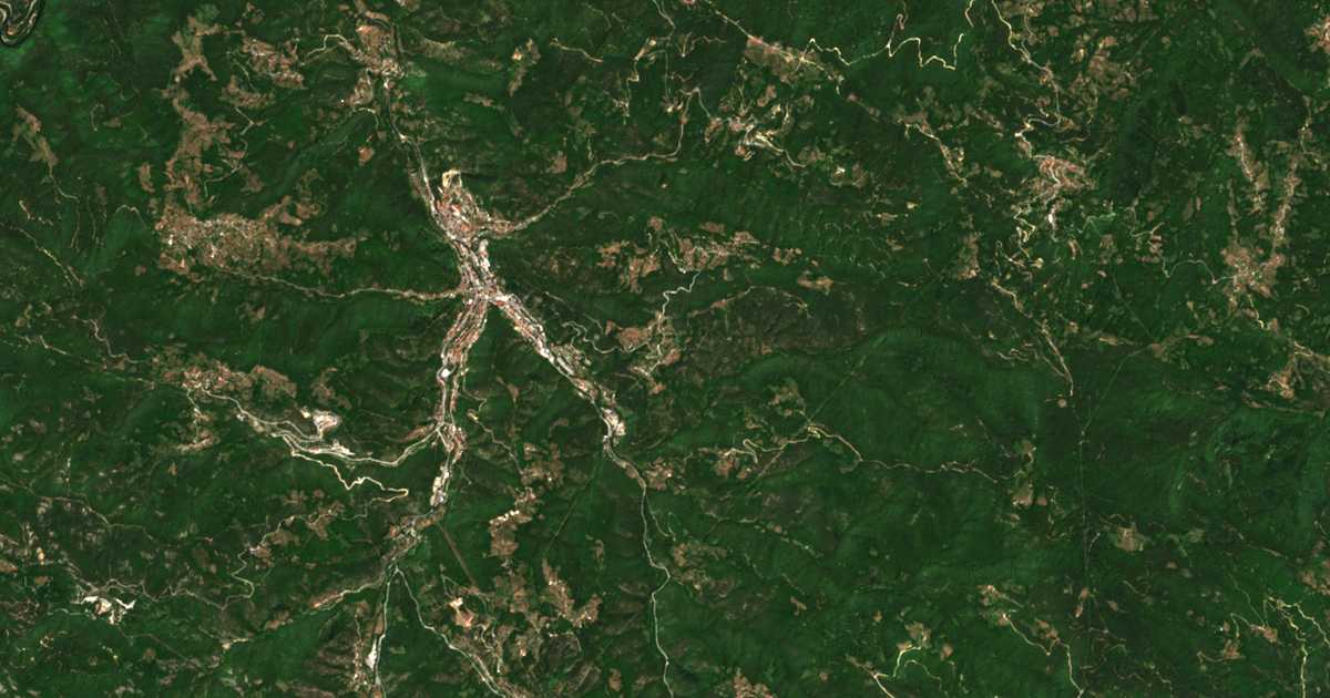 Satellitenkarte von Ravno Nivište