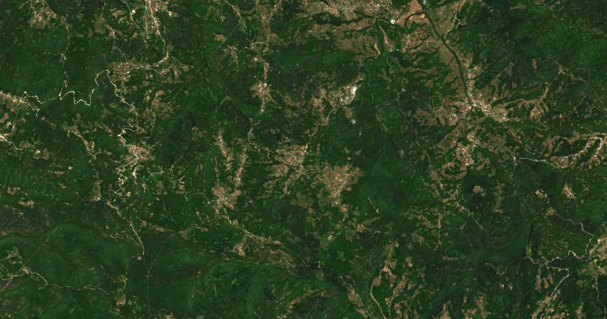 Satellitenkarte von Ogradna