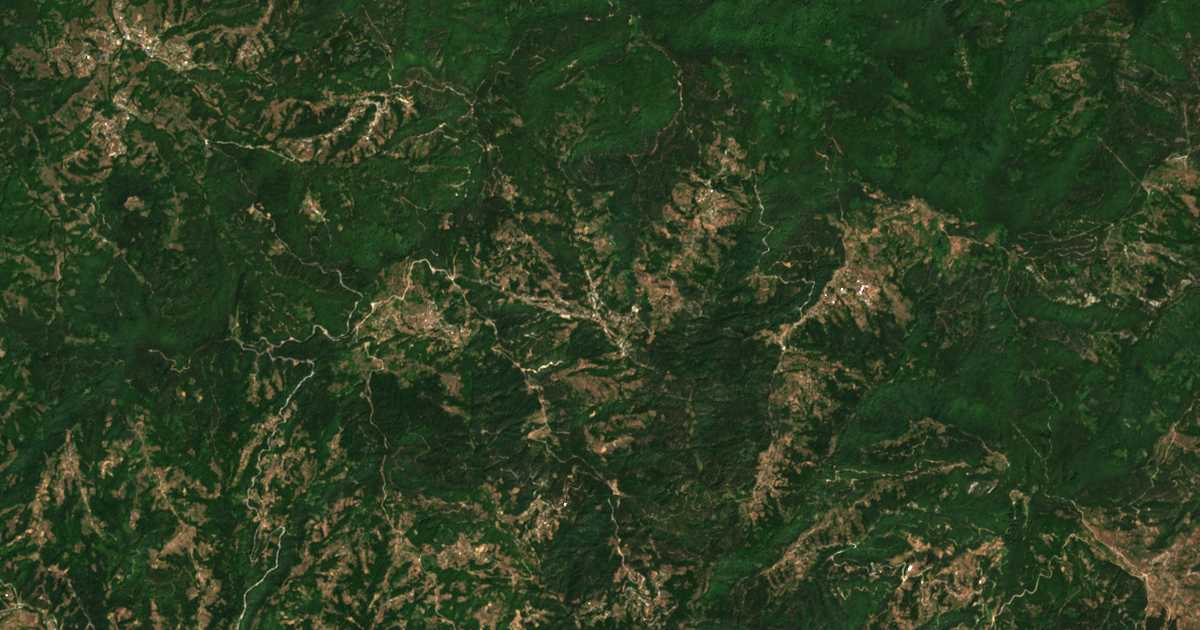 Satellitenkarte von Sredec