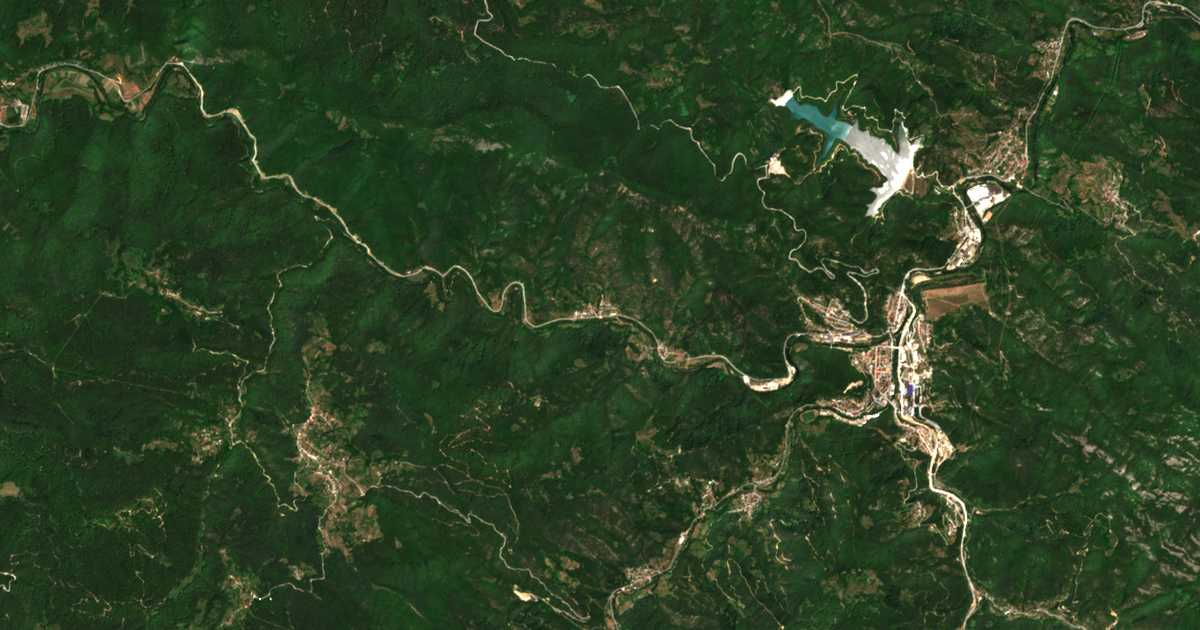 Satellitenkarte von Bjala Reka