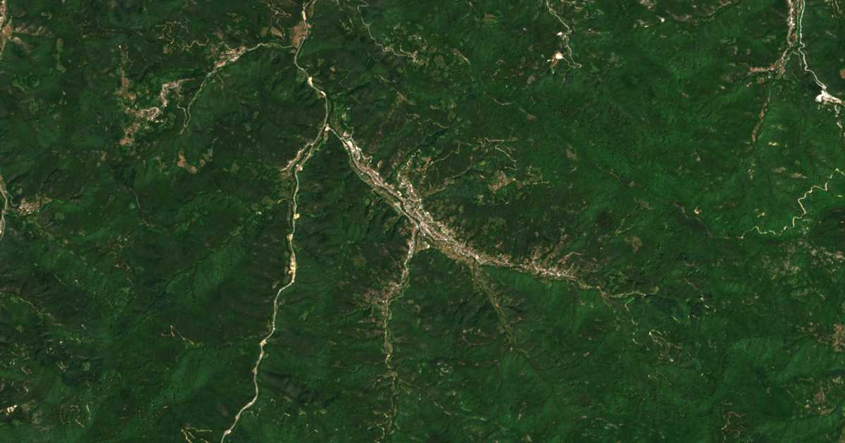 Satellitenkarte von Čepinci