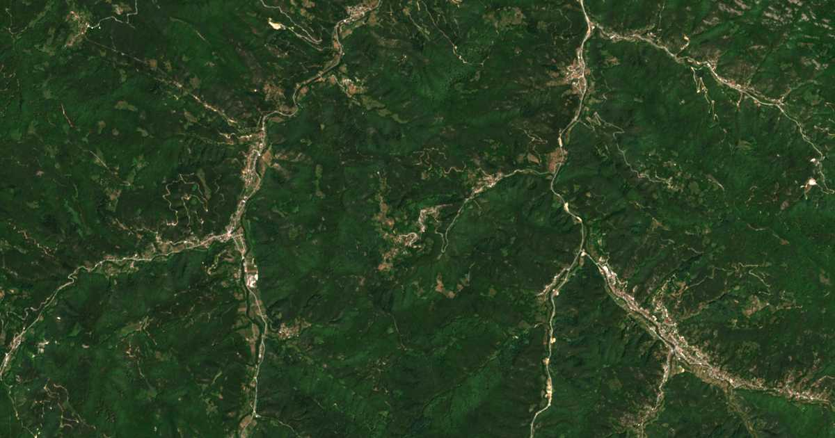 Satellitenkarte von Ogled