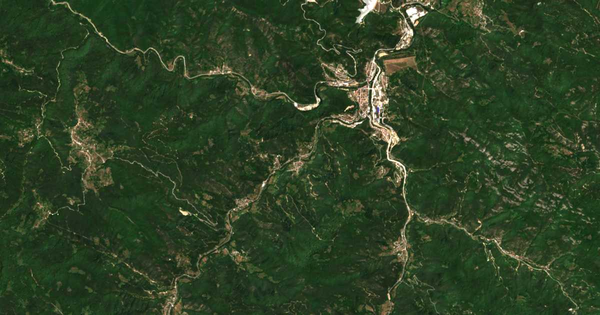 Satellitenkarte von Vojkova Lǎka