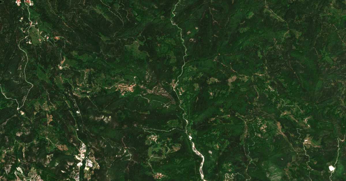Satellitenkarte von Bostina