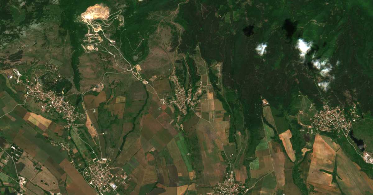 Satellitenkarte von Balša