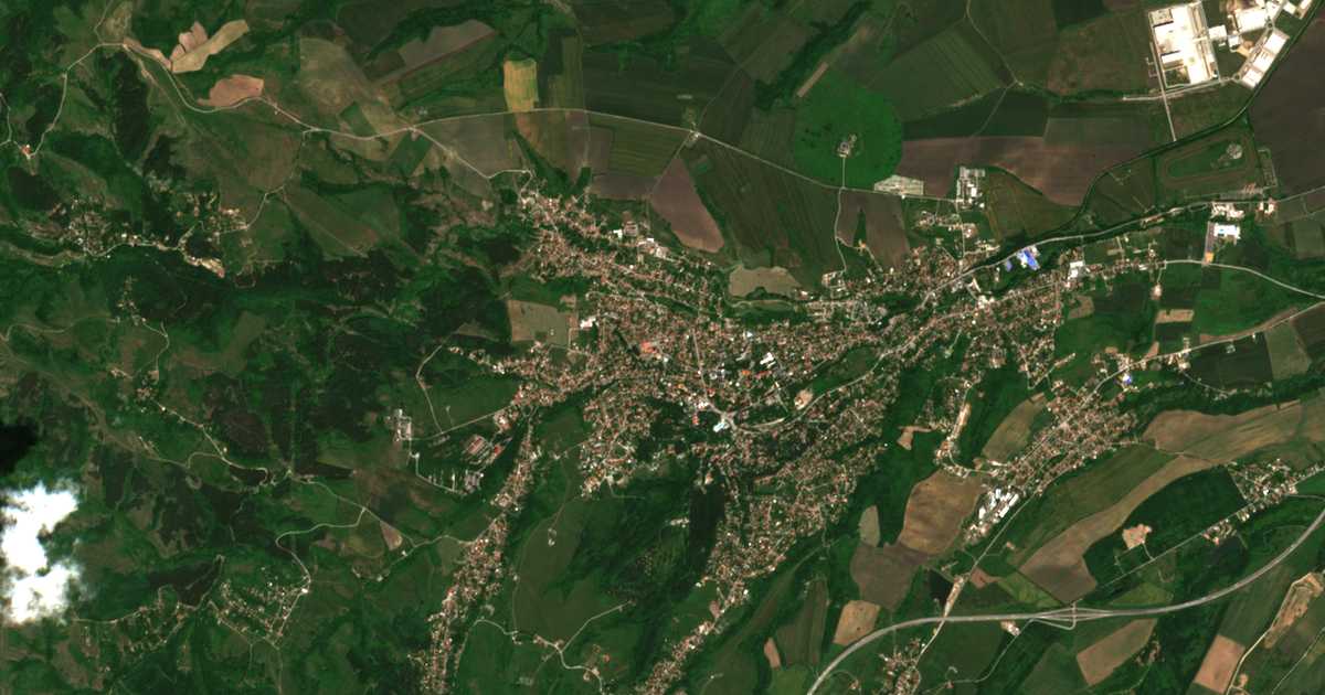 Satellitenkarte von Bankja