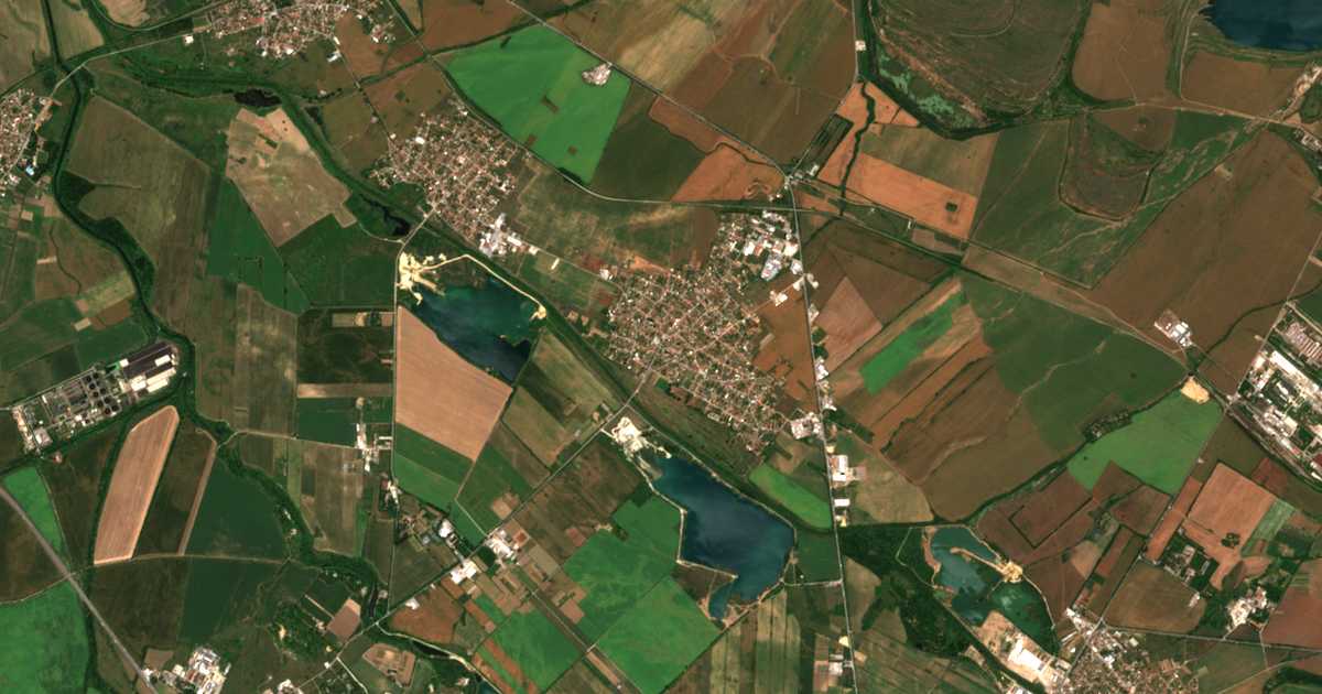 Satellitenkarte von Čepinci
