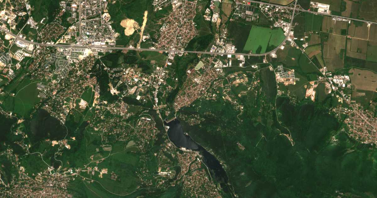 Satellitenkarte von German