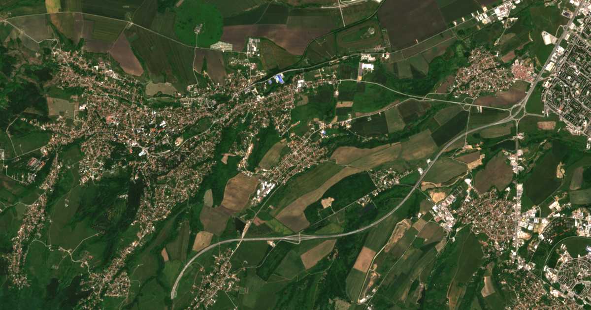 Satellitenkarte von Ivanjane
