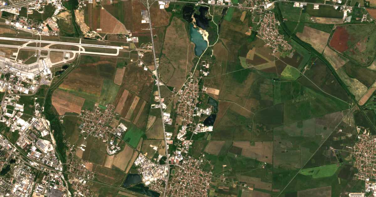 Satellitenkarte von Krivina