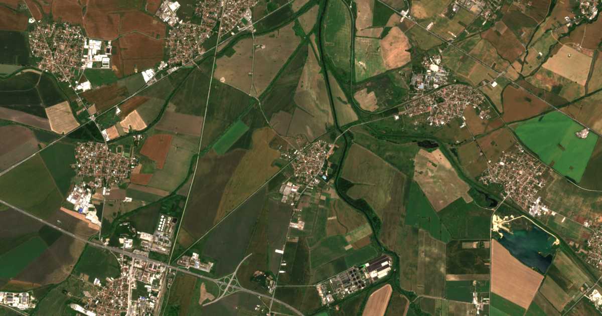 Satellitenkarte von Kubratovo