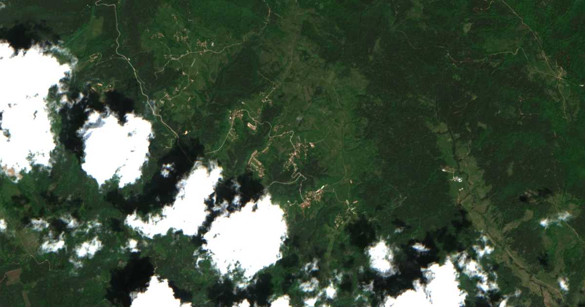 Satellitenkarte von Plana