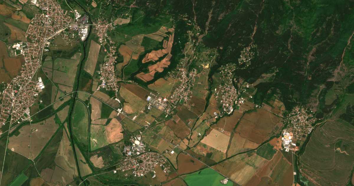 Satellitenkarte von Podgumer