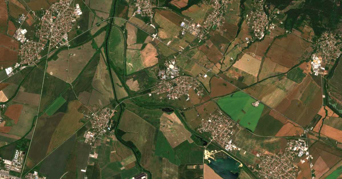 Satellitenkarte von Svetovračene