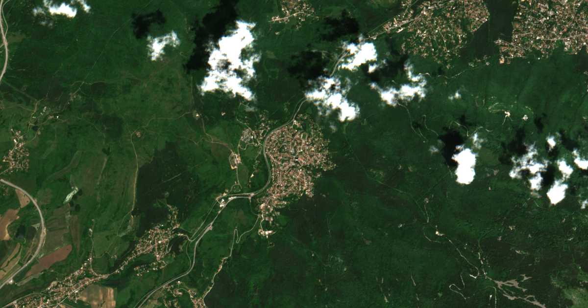 Satellitenkarte von Vladaja