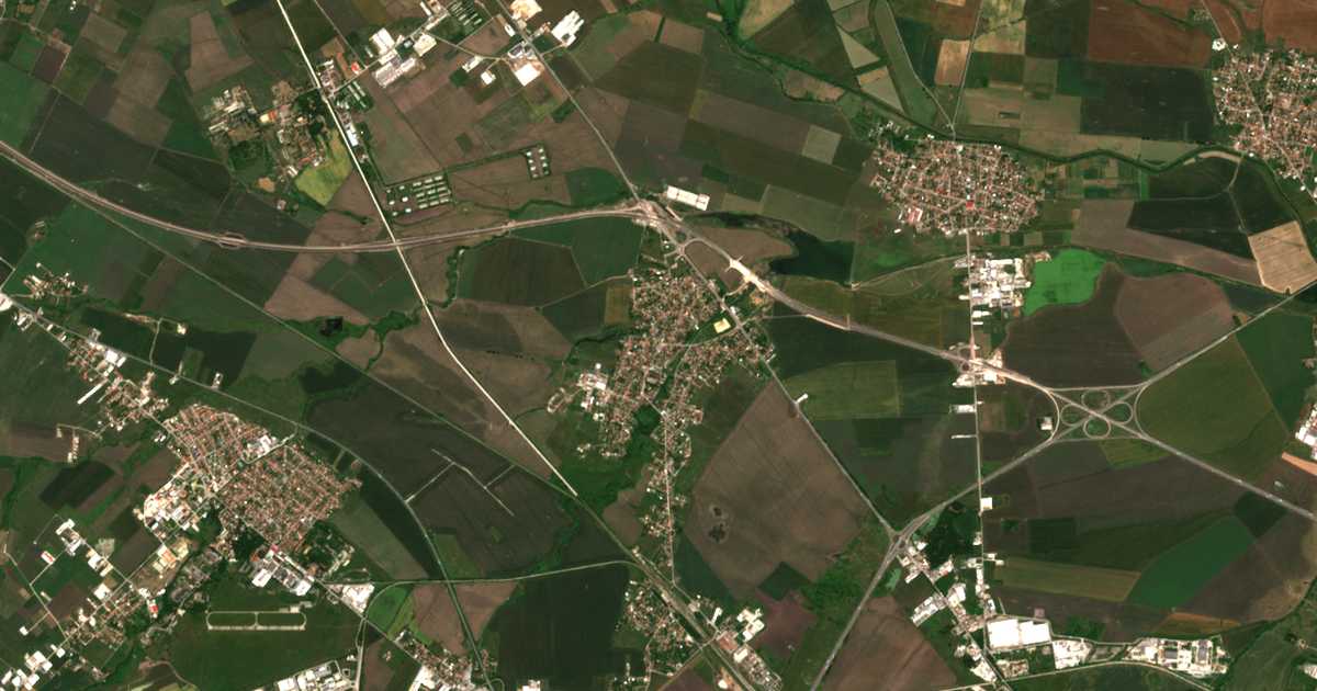 Satellitenkarte von Volujak