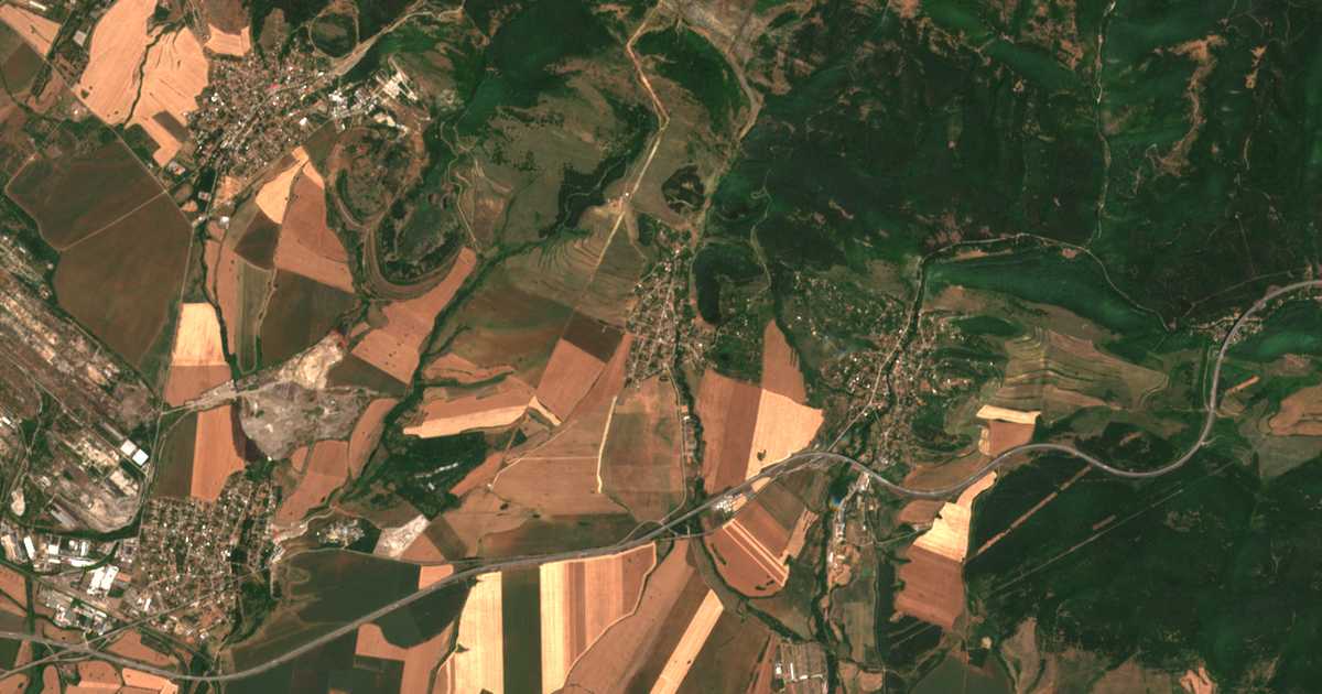 Satellitenkarte von Željava