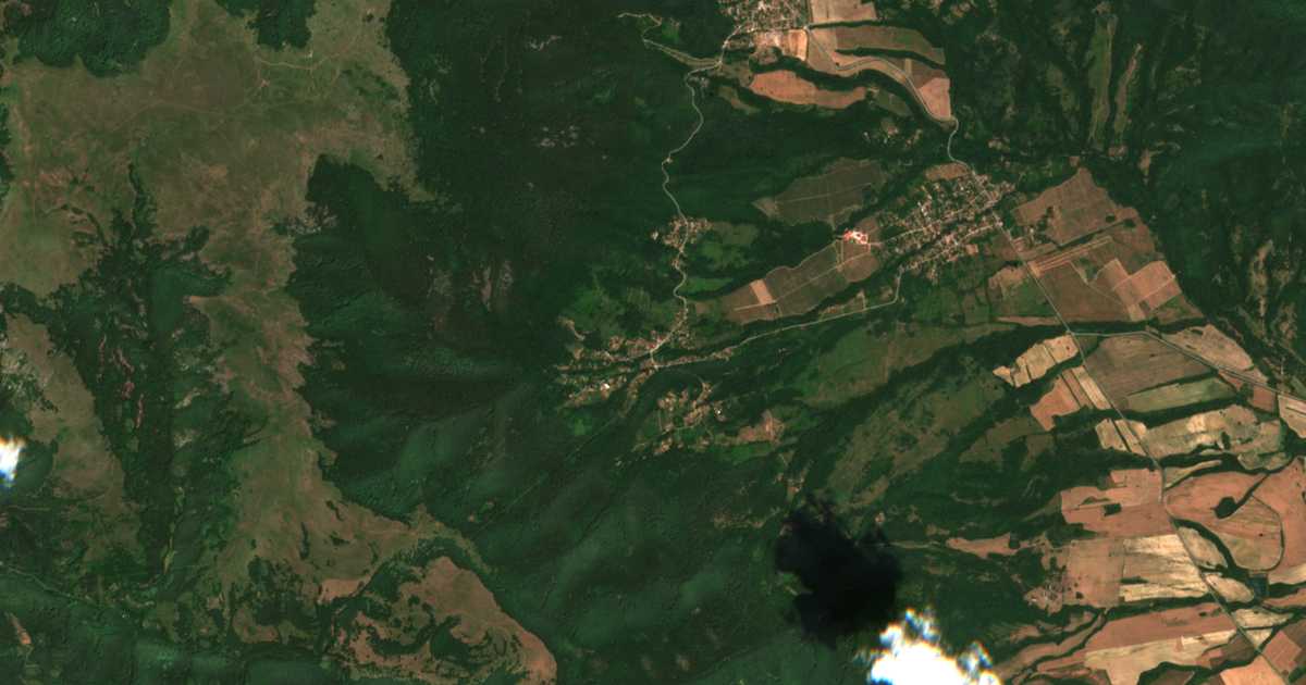 Satellitenkarte von Kraevo