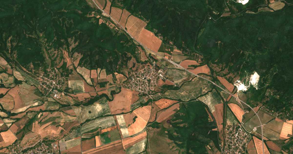 Satellitenkarte von Novačene