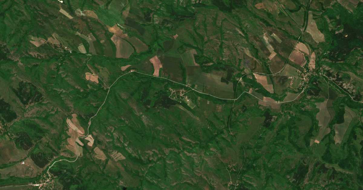 Satellitenkarte von Deljan