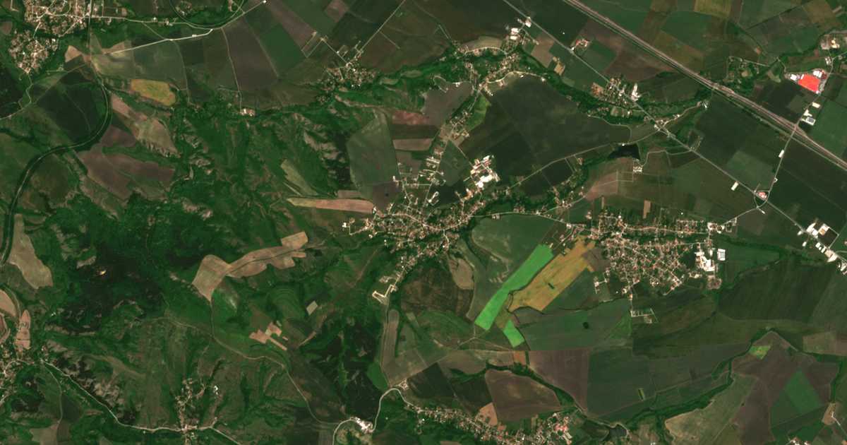 Satellitenkarte von Herakovo