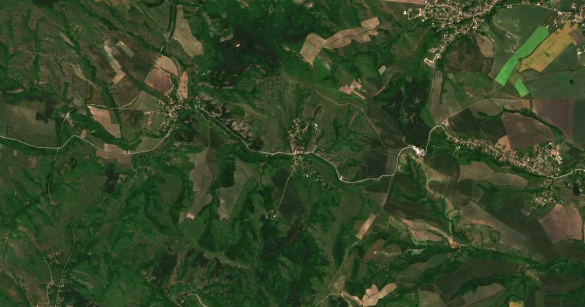 Satellitenkarte von Rosoman