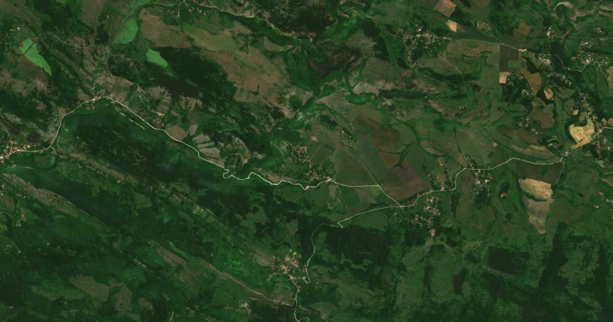 Satellitenkarte von Berende