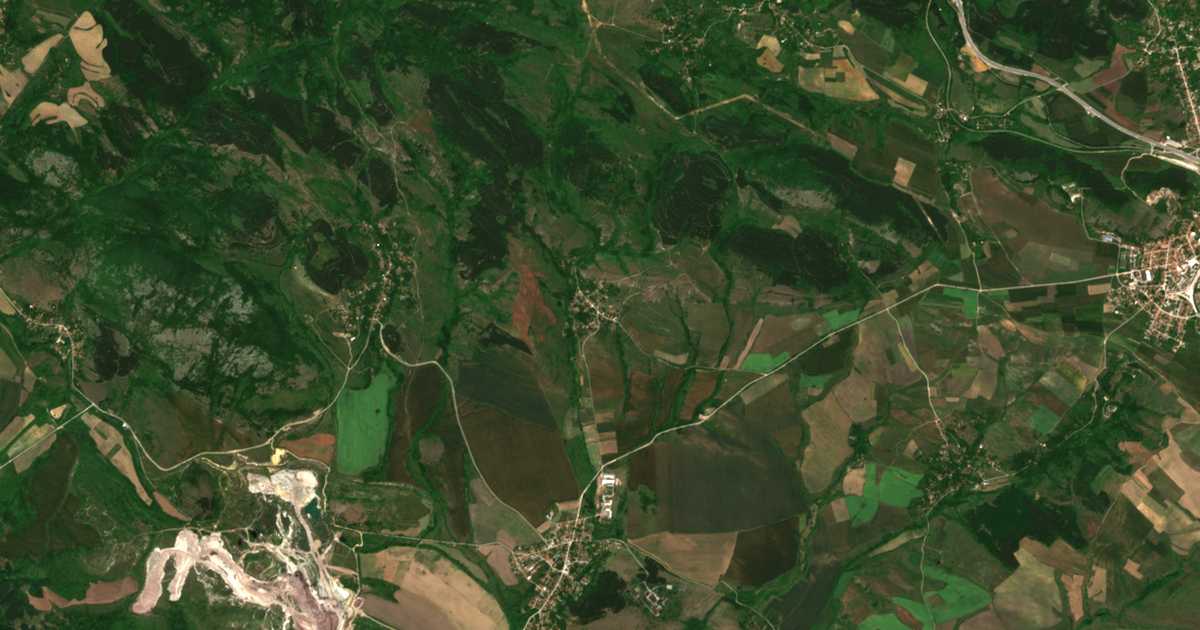 Satellitenkarte von Čorul