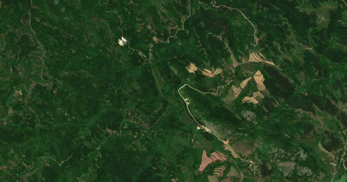 Satellitenkarte von Dolna Nevlja