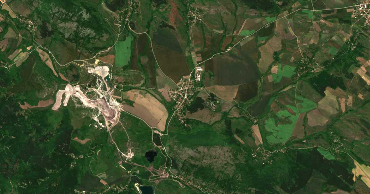 Satellitenkarte von Gaber