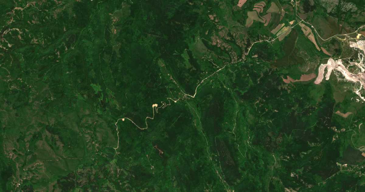 Satellitenkarte von Grǎlska padina