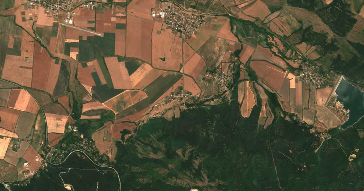 Satellitenkarte von Bogdanlija
