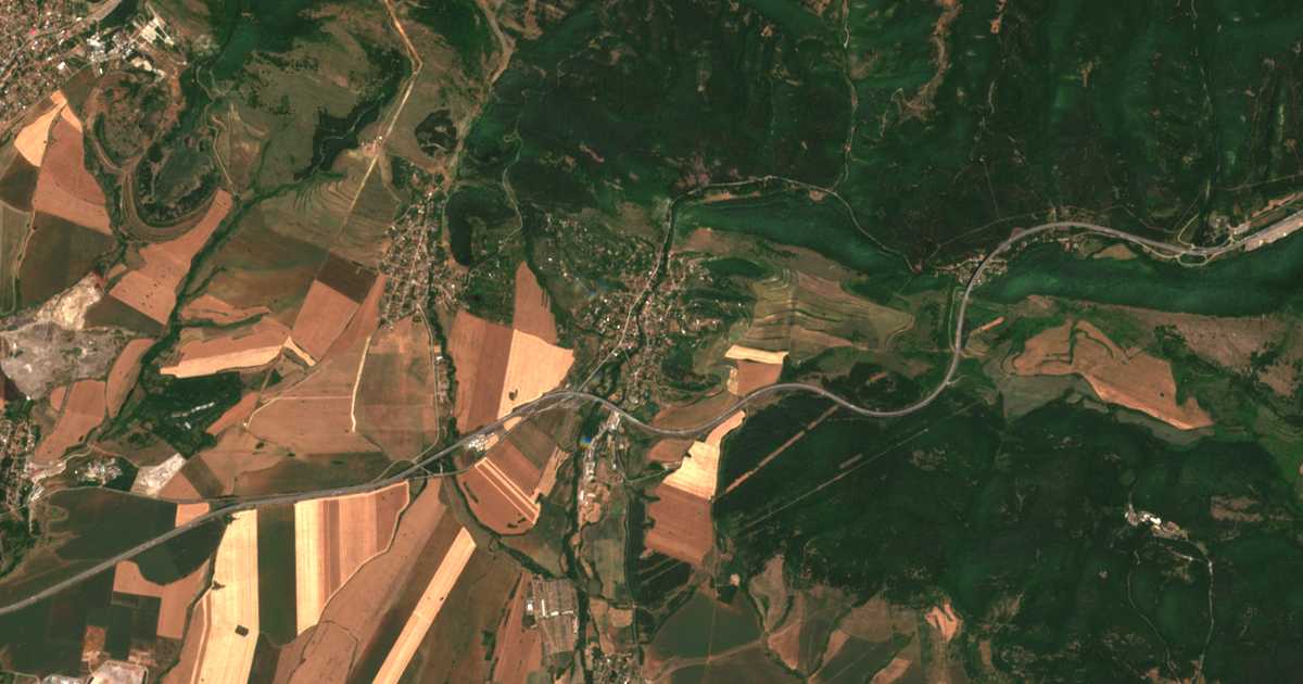 Satellitenkarte von Elešnica