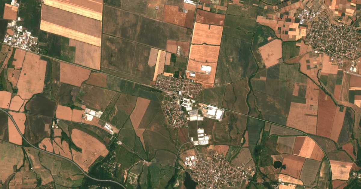 Satellitenkarte von Elin Pelin