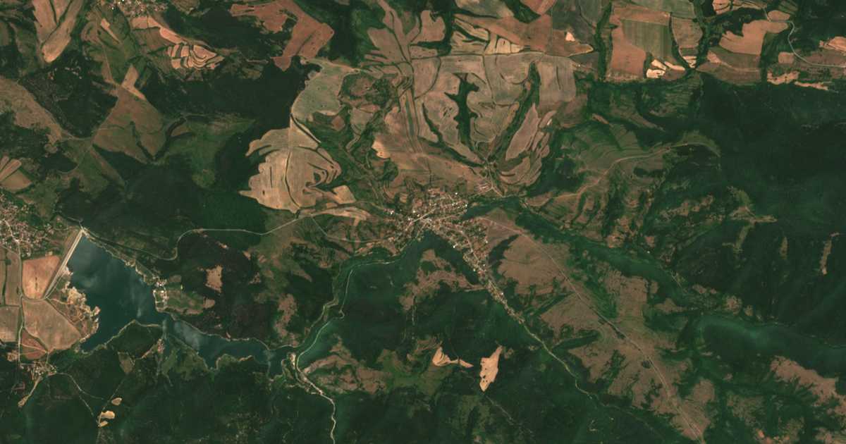 Satellitenkarte von Golema Rakovica