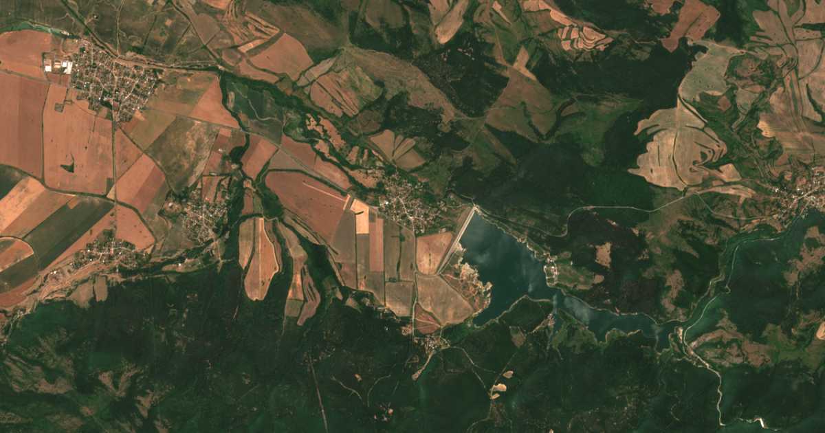 Satellitenkarte von Ognjanovo