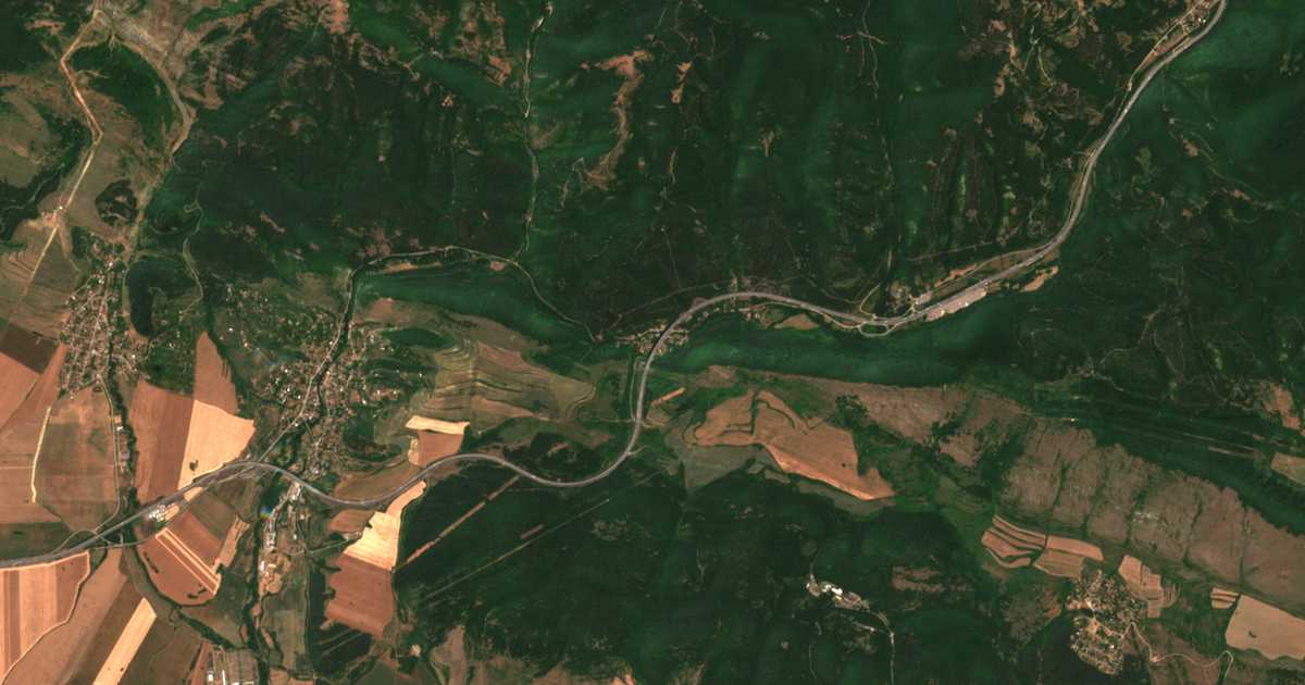 Satellitenkarte von Potop