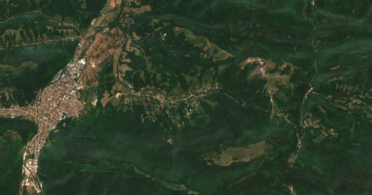 Satellitenkarte von Ribarica
