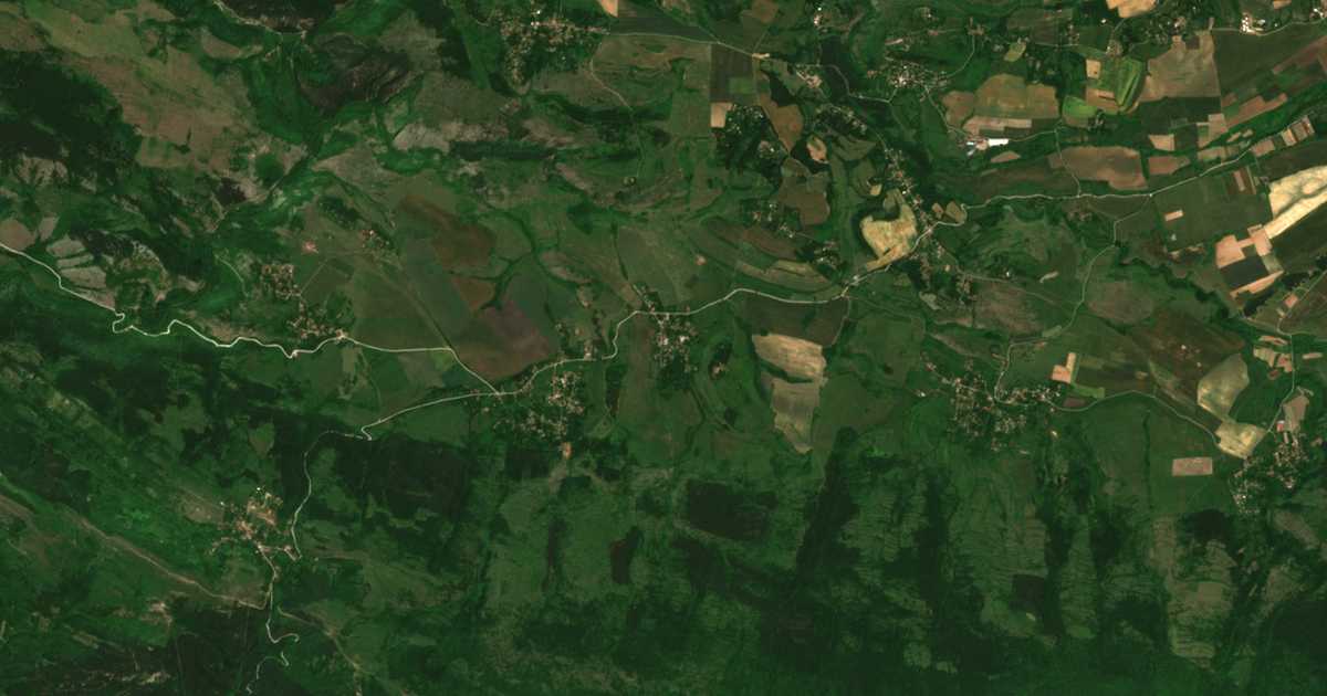 Satellitenkarte von Bukorovci