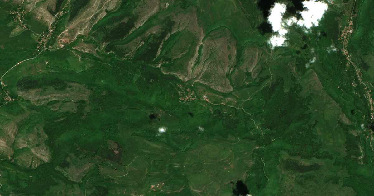 Satellitenkarte von Gubeš