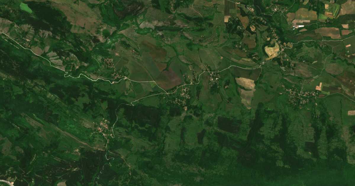 Satellitenkarte von Kalenovci
