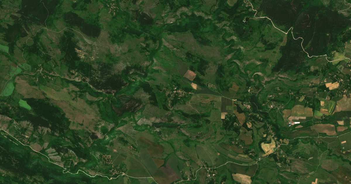Satellitenkarte von Razboište