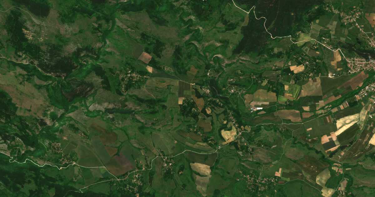 Satellitenkarte von Tuden