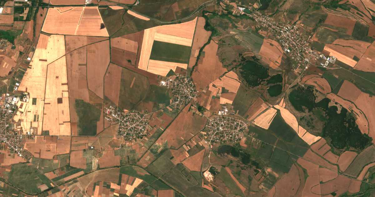 Satellitenkarte von Dolna Malina
