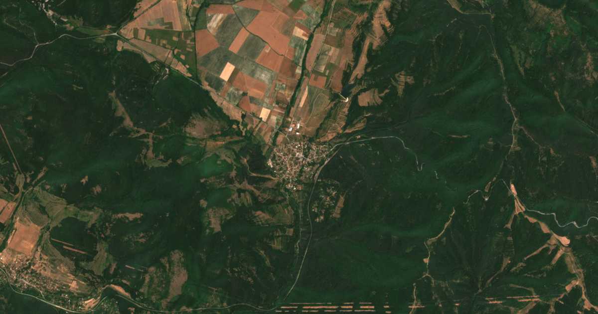 Satellitenkarte von Dolno Kamarci