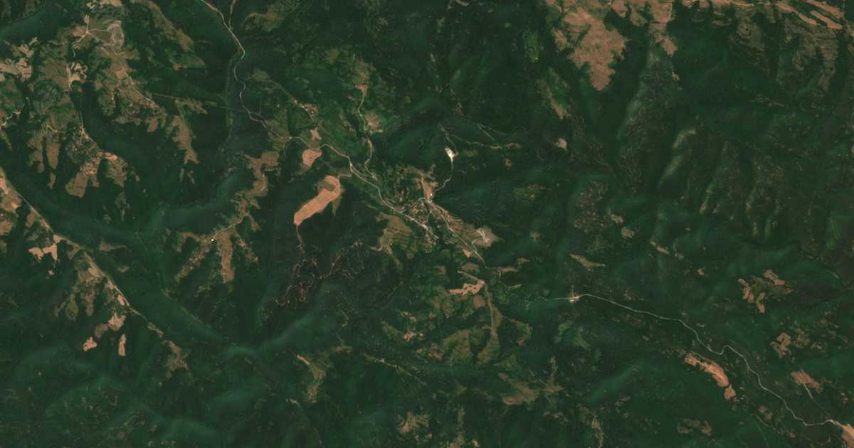 Satellitenkarte von Belica